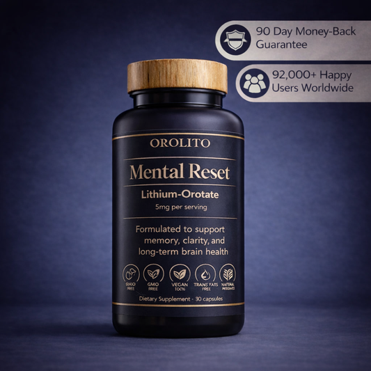 Mental Reset™ - Alzheimer's Prevention Capsules | 5mg Lithium Orotate