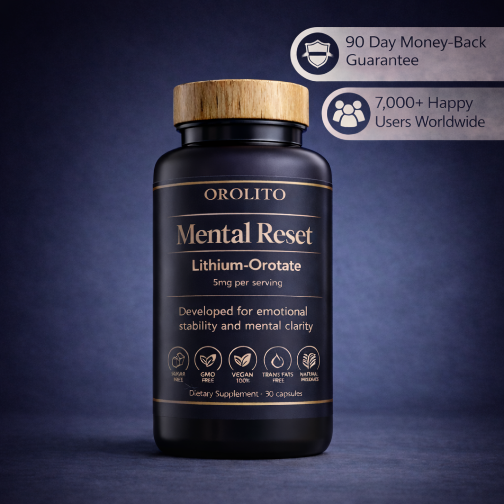 Mental Reset™ Capsules | 5mg Lithium Orotate